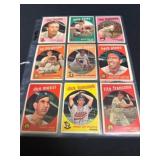 (45) 1959 Topps Baseball Cards