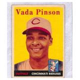 1958 Topps Vada Pinson Rookie Baseball Card