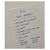 1973 Topps Baseball Card Collection (303 Cards)