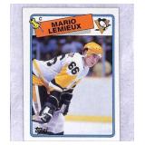 1988 Topps Mario Lemieux Hockey Card #1 NRMT