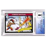 (3)Marvel Famous Battles Graded Cards