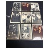 (9) Vintage Beatles Trading Cards
