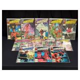(12)ï¿½ Marvel Daredevil Comic Book Lot 241-269