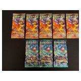 Pokemon Booster Packs Set of 8