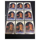 (18) Magic Johnson Cards 1989 Hoops