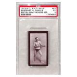 1913 Wills British Army Boxer Card #42 PSA 5