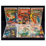 6 Marvelï¿½s Greatest Comics Issues 51-72 1974