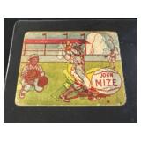 1943 M&P Co. Johnny Mize Baseball Card