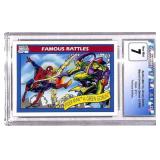 (3) Marvel Universe Famous Battles Trading Cards