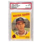 1959 Topps Warren Spahn #40 PSA 4