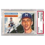 1956 Topps Warren Spahn #10 PSA Graded 5