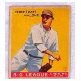 1933 Goudey Perce (Pat) Malone #55 Card