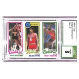 1980-81 Topps Basketball Card Julius Erving CSG 8