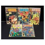 (5) Marvel Comics Daredevil 215-219