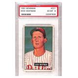 1951 Bowman Dick Whitman Baseball Card #221