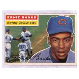 1956 Topps Ernie Banks Baseball Card #15