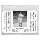 1936 S+S Game Joe Cronin Baseball Card