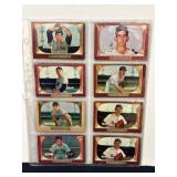 (16) 1955 Bowman Baseball Cards