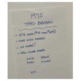 1975 Topps Baseball Card Collection (278 Cards)