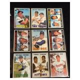 1967 Topps Baseball Cards (9), Stars/HOF