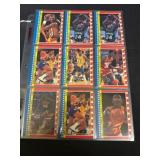 1987 Fleer Basketball Sticker Set (33 Cards)