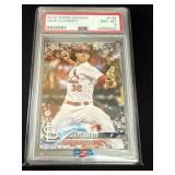2018 Topps Holiday Jack Flaherty PSA 8
