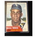 1953 Topps Orestes Minoso Baseball Card #66