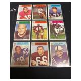 Nine Philadelphia Football Stars/HOF Cards
