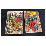 Two Marvel Thor Comic Books