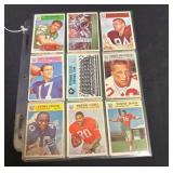 54 Philadelphia Football Cards from 1960s