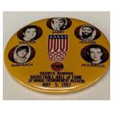 1987 Naismith Hall of Fame Commemorative Pin