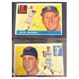 1955 Topps Jack Jensen/ Ted Kluszewski