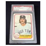 1981 Fleer Dennis Eckersley Card #228 PSA 9