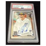2014 Topps Chrome Nick Castellanos Autograph Card