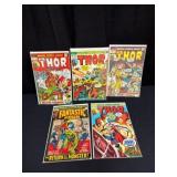 Marvel Comic Books Lot Featuring Thor