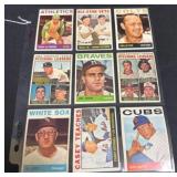 1964 Topps Baseball Cards (9) HOF Stars