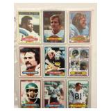 18 1980 Topps NFL Cards Stars/HOF