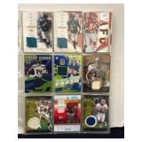 (36) NFL Game-Used Jersey Cards