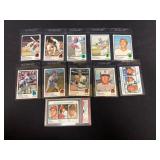 (11) 1973 Topps Baseball Cards and PSA-Graded Card
