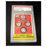 2001 U.D. Vintage Rookies Card #346, PSA 9