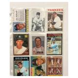 (9) Vintage Baseball Cards