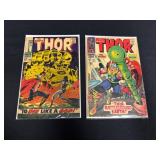 Two Marvel Thor Comic Books