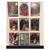 (9) Michael Jordan Cards with Holo