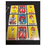 1964 Topps Football Card Lot (10)