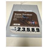 Super Bowl XXXII Badge Signed by Kevin Greene