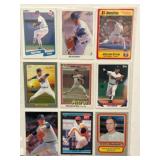 Nine Nolan Ryan Baseball Cards