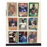 Nine Bo Jackson Minor League Cards