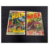 Incredible Hulk Comic Book Pair