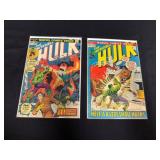 Two Marvel Hulk Comic Books