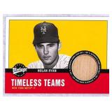 Nolan Ryan Game-Used Bat Trading Card